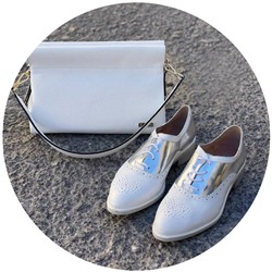 BDA · 6180 blanco+Ab.Zapatos PELLE Milan (930) blanco АКЦИЯ