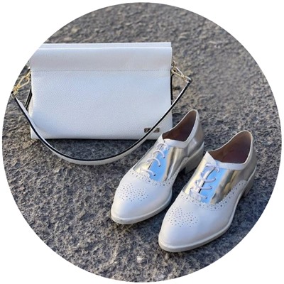 BDA · 6180 blanco+Ab.Zapatos PELLE Milan (930) blanco АКЦИЯ