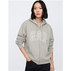 Relaxed Gap Logo Zip Hoodie