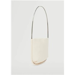 Bolso hombro asa metálica -  Mujer | MANGO OUTLET Melilla