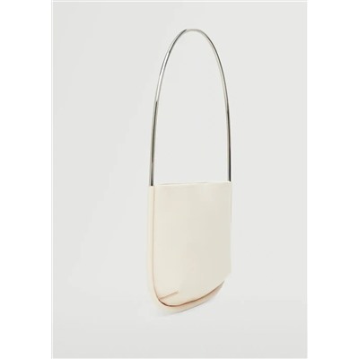 Bolso hombro asa metálica -  Mujer | MANGO OUTLET Melilla