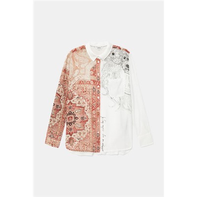 Camisa boho de bambula