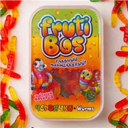 Жев. мармелад Frutibos 250 г "Червячки" со вкусом фруктов 1/12, шт