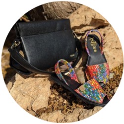 AB.ZAPATOS · 320-8 PC · multicolor+Ab.Zapatos PELLE Milan (930) negro