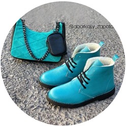 Ab.Zapatos 4619/2 turquesa+AB.Z · Pelle · 21-19 (370)