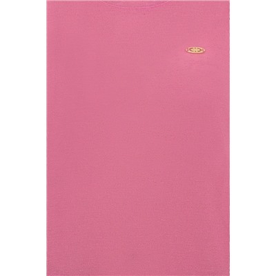 Kadın Pembe Bisiklet Yaka Tişört