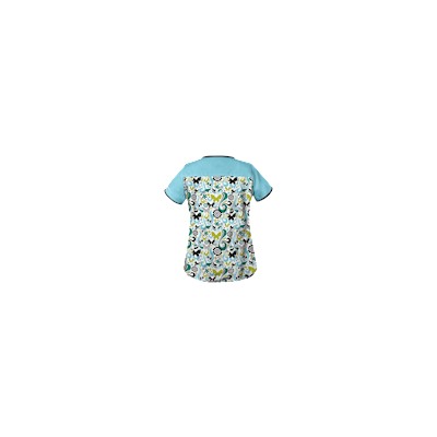 UA Flutter Flattery Black Scrub Top