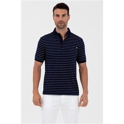 U.S. Polo Assn. U.s. Polo Erkek Regular Fit Spor Polo Yaka T-shırt 1573730 Pende 033 Lacivert G081SZ011.000.1573730
