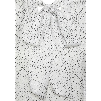 Women's tie neck blouse