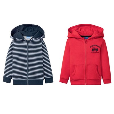LUPILU® Kleinkinder Sweatjacke Jungen, mit Kapuze