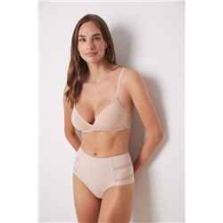 Braga reductora alta nude tul