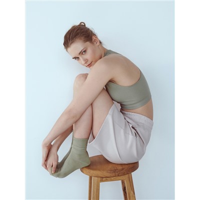 Socken aus Rippstrick mit hohem Baumwollanteil, 3er-Pack