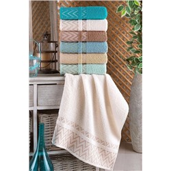 Binnur Home Wave 50x90 Cm 6 Lı Antibakteriyel El Ve Yüz Havlusu | Pamuklu 153-99-0021