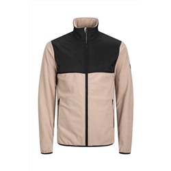 Chaqueta bimateria Beige