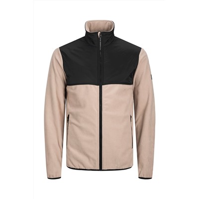 Chaqueta bimateria Beige