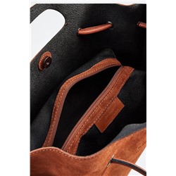 Bolso de piel Prun Camel