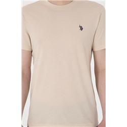 Erkek Regular Fit Bisiklet Yaka Taş Basic Tişört