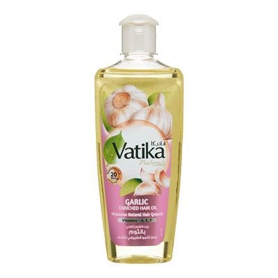 DABUR VATIKA Hair Oil Garlic Enriched Масло для волоc обогащённое чесноком 200мл