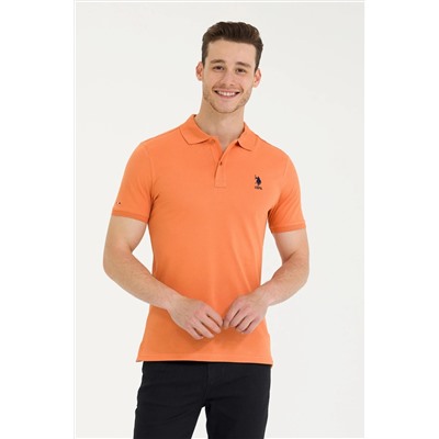 Erkek Kiremit Basic Polo Yaka Tişört