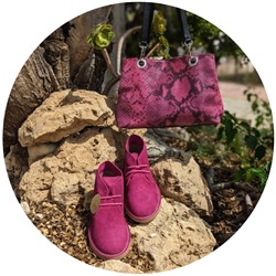 AB.Z. SAFARY MAGENTA+PELLE serpiente 1019 FUXIA АКЦИЯ