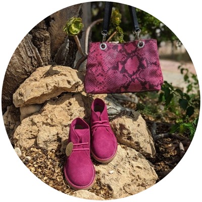 AB.Z. SAFARY MAGENTA+PELLE serpiente 1019 FUXIA АКЦИЯ