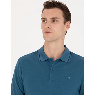 İndigo Slim Fit Basic Sweatshirt