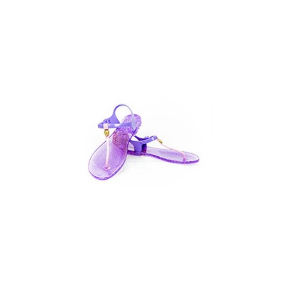 Сандалии Skull в фиолетовой гамме от  Zhoelala  / Zhoelala Skull violet