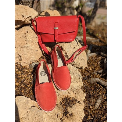 АВ. Zapatos CAMPING FUEGO+PELLE 169 rojo АКЦИЯ