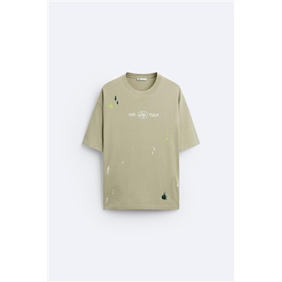 CAMISETA SALPICADURA TEXTOS