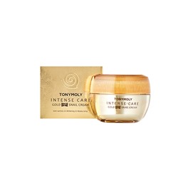 TONYMOLY INTENSE CARE GOLD 24K SNAIL CREAM Крем для лица с муцином улитки и коллоидным золотом 45мл