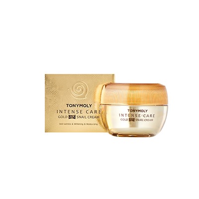 TONYMOLY INTENSE CARE GOLD 24K SNAIL CREAM Крем для лица с муцином улитки и коллоидным золотом 45мл