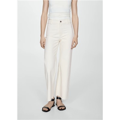 Jeans Catherin culotte tiro alto