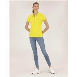 Yeşil Slim Fit Polo Yaka Basic Tişört