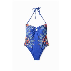 Bañador bandeau abisal
