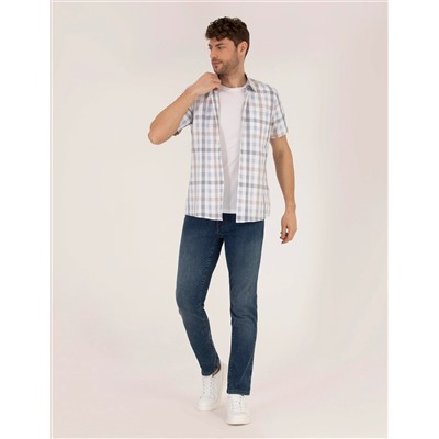 Mavi Regular Fit Kısa Kollu Gömlek