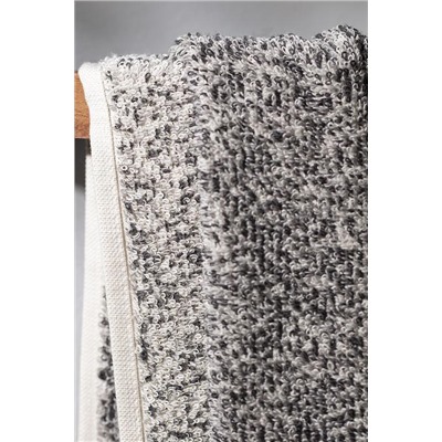 Brest %100 Pamuk İpliği Boyalı Yüz Havlusu - Antrasit - 50x85 cm - Natural Koleksiyon