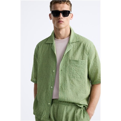 CAMISA TEXTURA CUADROS