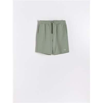 Baumwollshorts Aus Sweatstoff