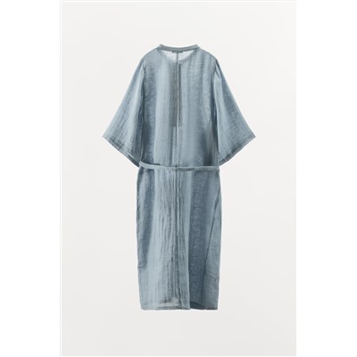 LIMITED EDITION LINEN BLEND SHIRT DRESS