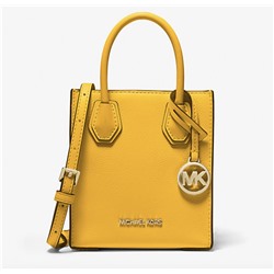 MICHAEL MICHAEL KORS Mercer Extra-Small Pebbled Leather Crossbody Bag