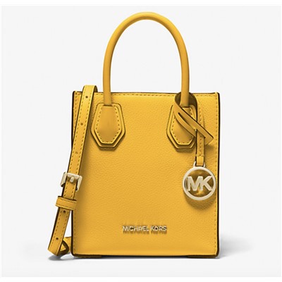 MICHAEL MICHAEL KORS Mercer Extra-Small Pebbled Leather Crossbody Bag