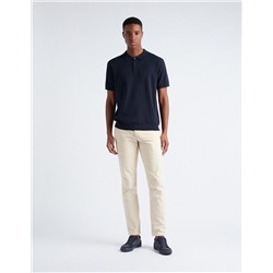 Slim Fit Chino Trousers, Men, Beige