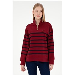 Kadın Bordo Sweatshirt