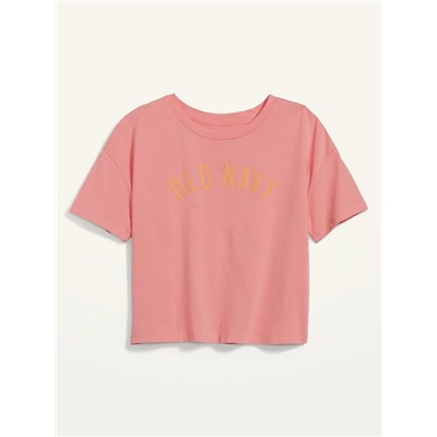 Logo-Graphic Crop T-Shirt for Women