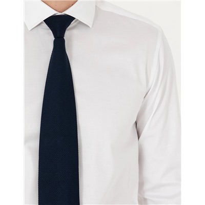 Beyaz Ex. Slim Fit Uzun Kollu Basic Gömlek