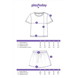 Костюм (Футболка+Шорты) PLAYTODAY, 1088777