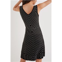 Vestido punto skater