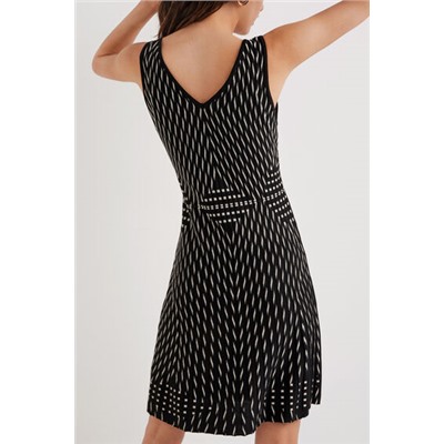 Vestido punto skater