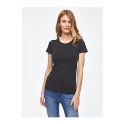 Ltb Kadın SIYAH T-SHIRT 0122080166608420000
