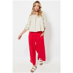 Blusa de lino - Marfil